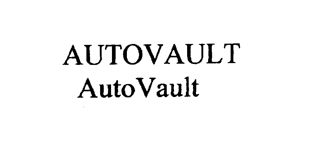 Trademark Logo AUTOVAULT