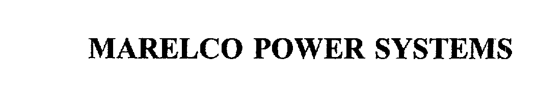  MARELCO POWER SYSTEMS