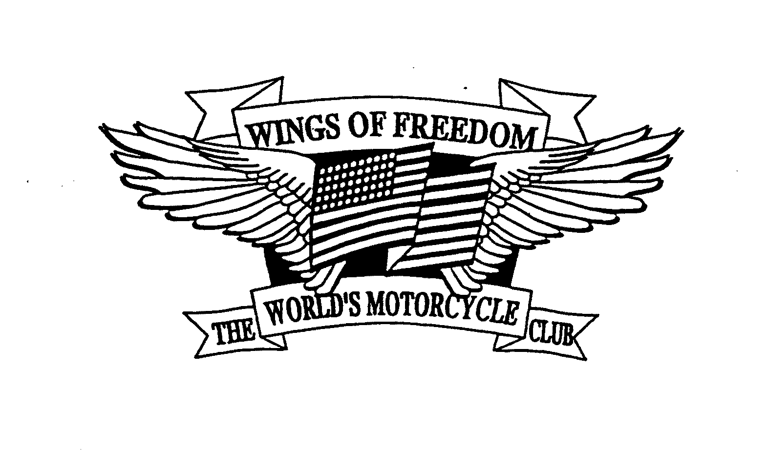 Trademark Logo WINGS OF FREEDOM THE WORLD'S MOTORCYCLECLUB