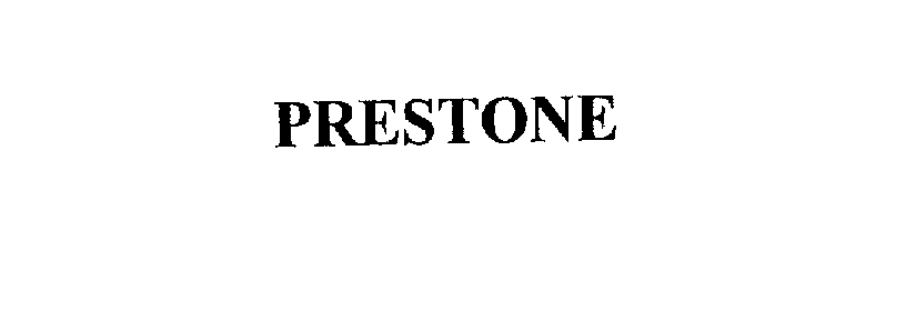 Trademark Logo PRESTONE