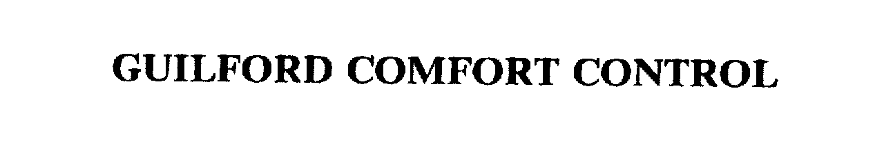  GUILFORD COMFORT CONTROL