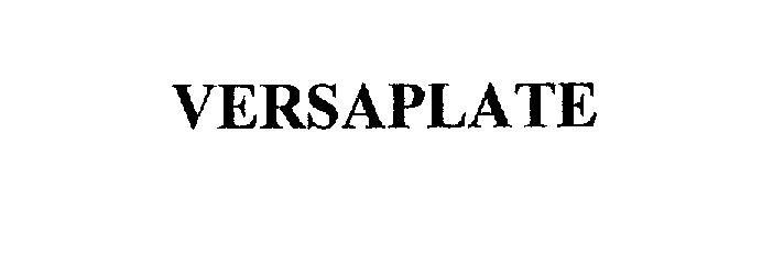 Trademark Logo VERSAPLATE