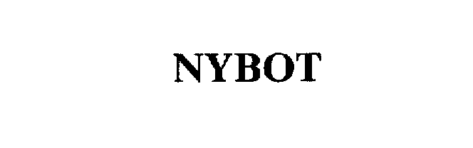 Trademark Logo NYBOT