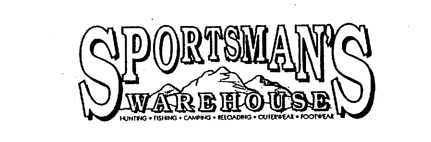 Trademark Logo SPORTSMAN'S WAREHOUSE HUNTING FISHING CAMPING RELOADING OUTERWEAR FOOTWEAR