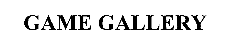 Trademark Logo GAME GALLERY