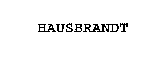  HAUSBRANDT