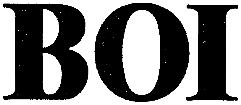Trademark Logo BOI