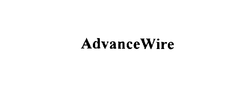 Trademark Logo ADVANCEWIRE