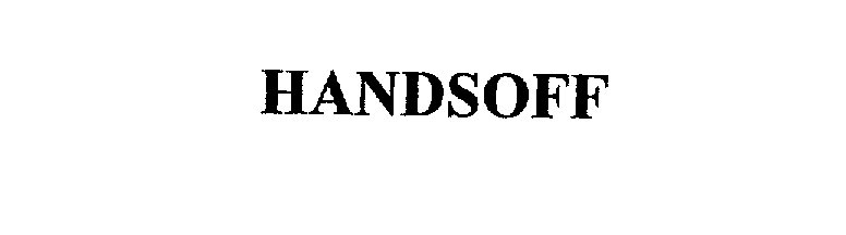 Trademark Logo HANDSOFF