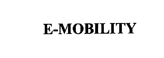  E-MOBILITY