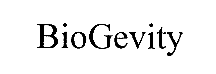 Trademark Logo BIOGEVITY