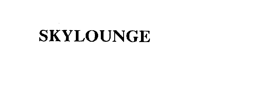 Trademark Logo SKYLOUNGE