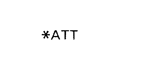 Trademark Logo *ATT
