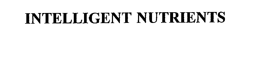 INTELLIGENT NUTRIENTS