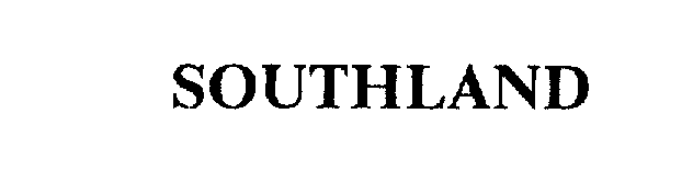 Trademark Logo SOUTHLAND