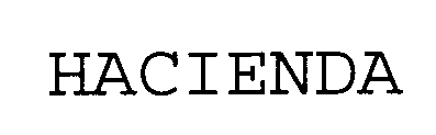 Trademark Logo HACIENDA