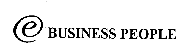 Trademark Logo E BUSINESS PEOPLE