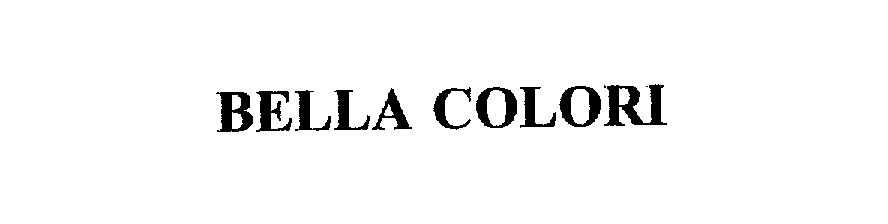 Trademark Logo BELLA COLORI