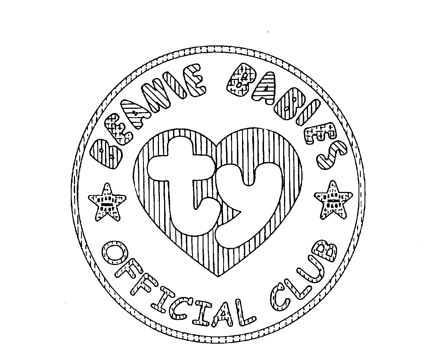 Trademark Logo TY BEANIE BABIES OFFICIAL CLUB ORIGINAL BEANIE BABY