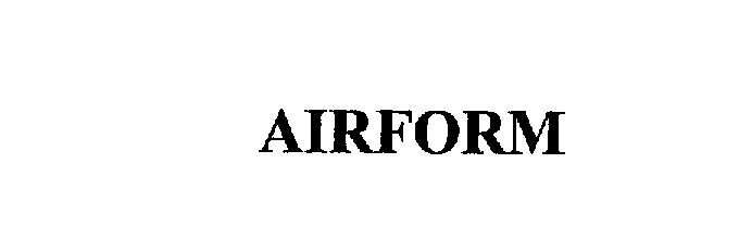 Trademark Logo AIRFORM