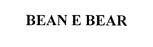 Trademark Logo BEAN E BEAR