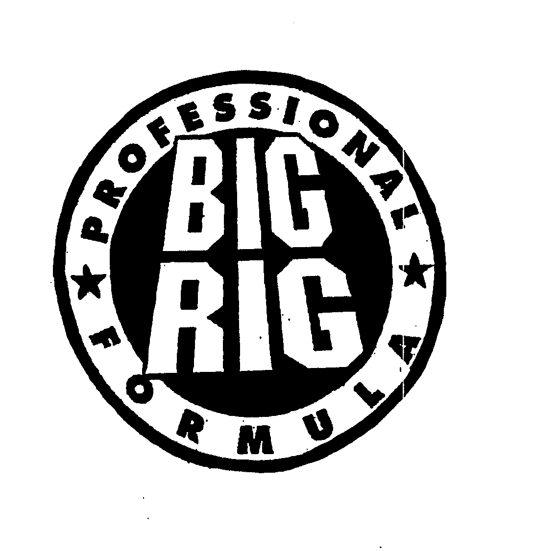 Trademark Logo BIG RIG PROFESSIONAL FORMULA