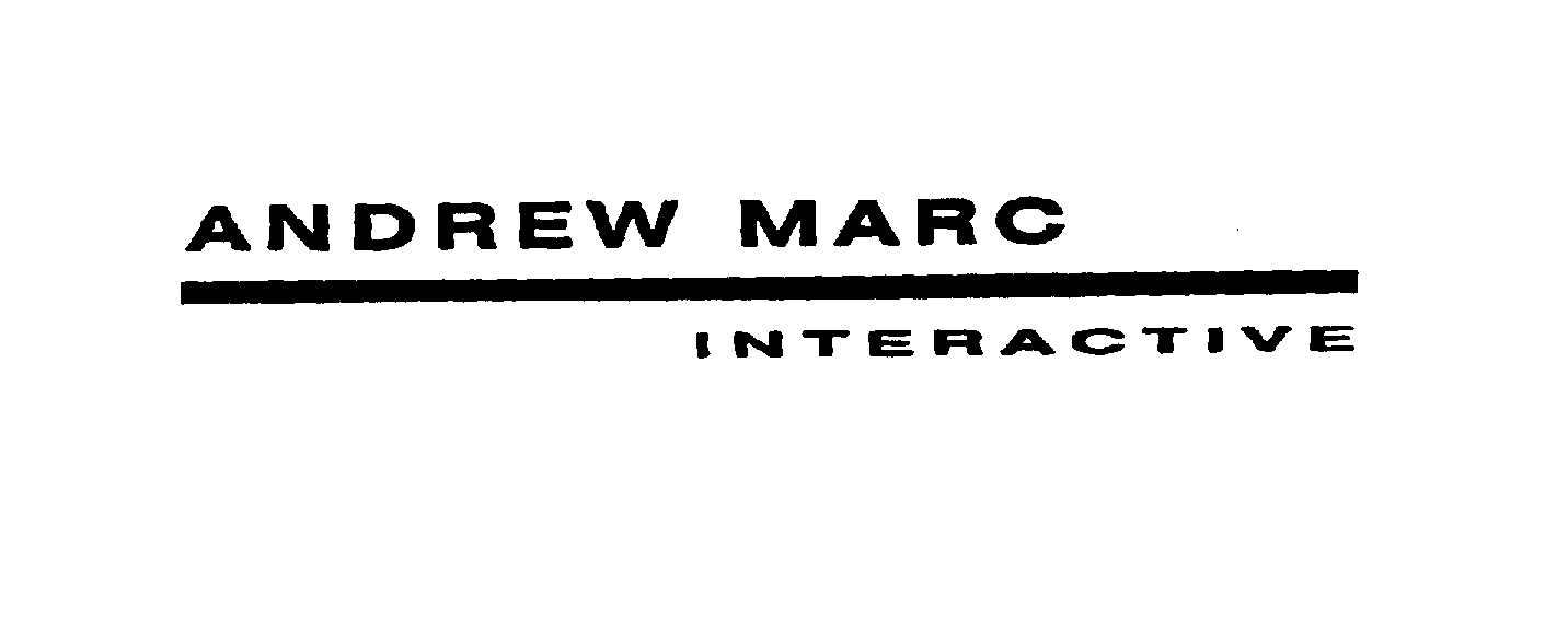 Trademark Logo ANDREW MARC INTERACTIVE