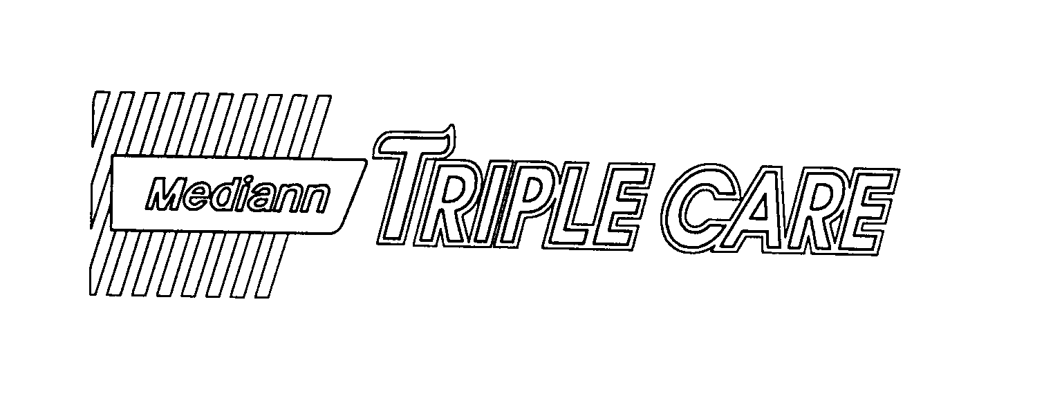 Trademark Logo MEDIANN TRIPLE CARE
