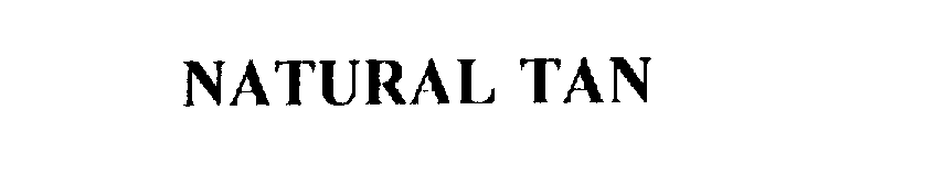 Trademark Logo NATURAL TAN