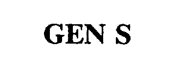 Trademark Logo GEN S