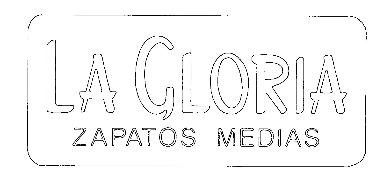 Trademark Logo LA GLORIA ZAPATOS MEDIAS