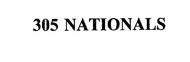 Trademark Logo 305 NATIONALS