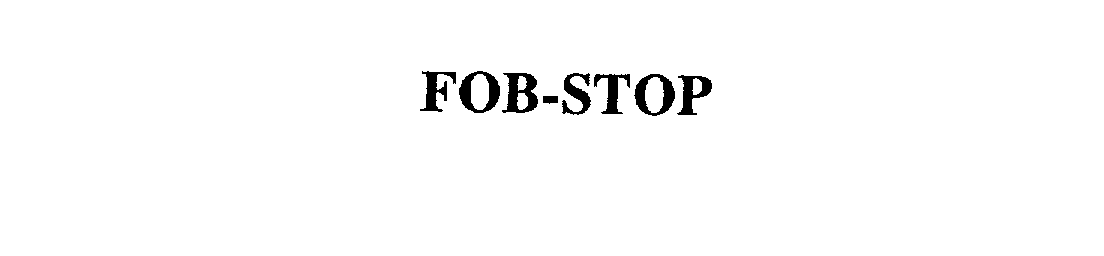 Trademark Logo FOB-STOP