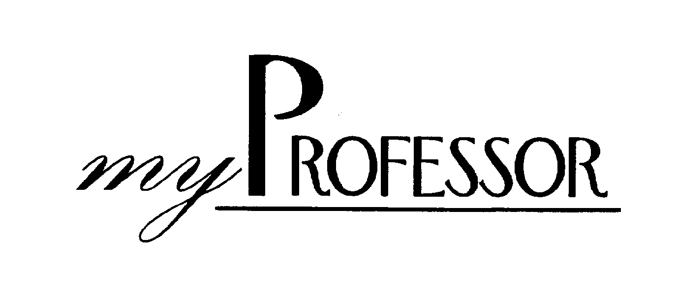Trademark Logo MY FROFESSOR