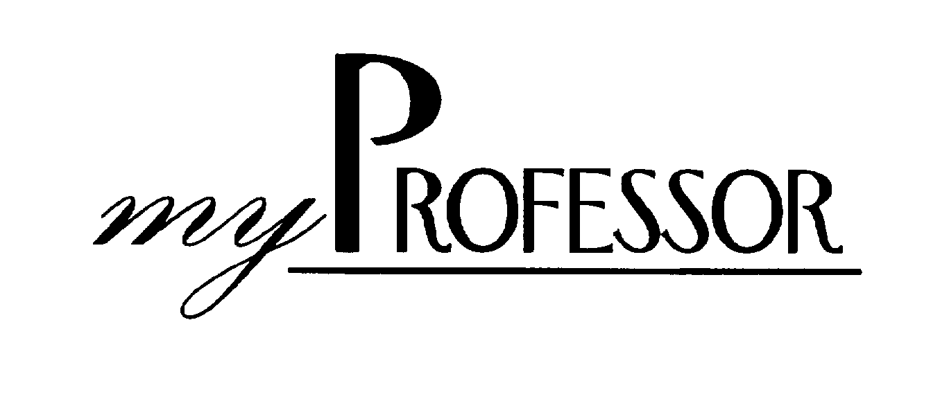 Trademark Logo MY PROFESSOR