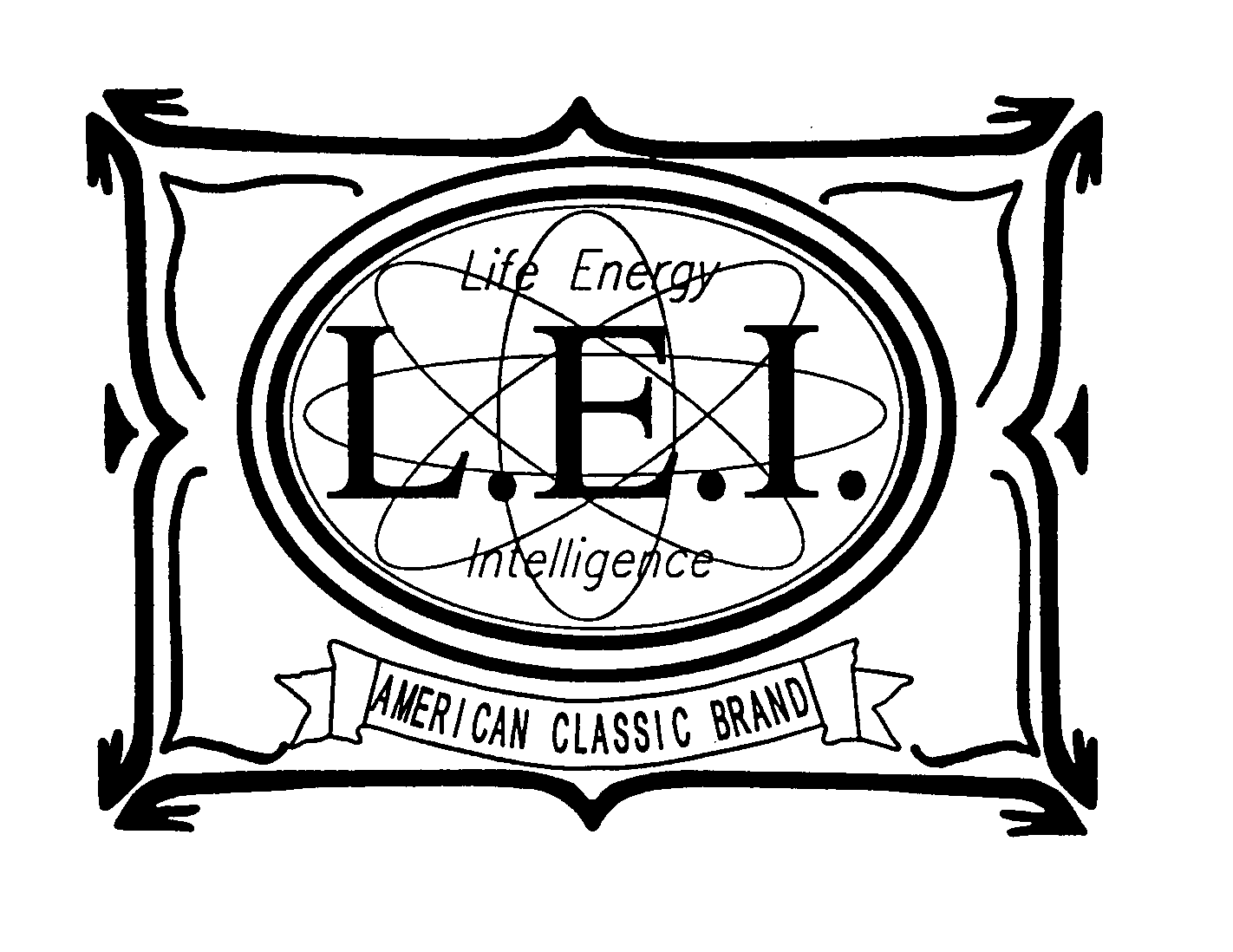 Trademark Logo L.E.I. LIFE ENERGY INTELLIGENCE AMERICAN CLASSIC BRAND