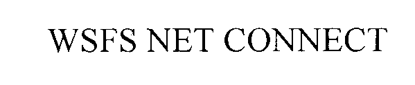Trademark Logo WSFS NET CONNECT