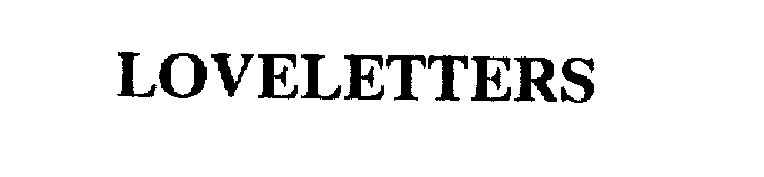 Trademark Logo LOVELETTERS