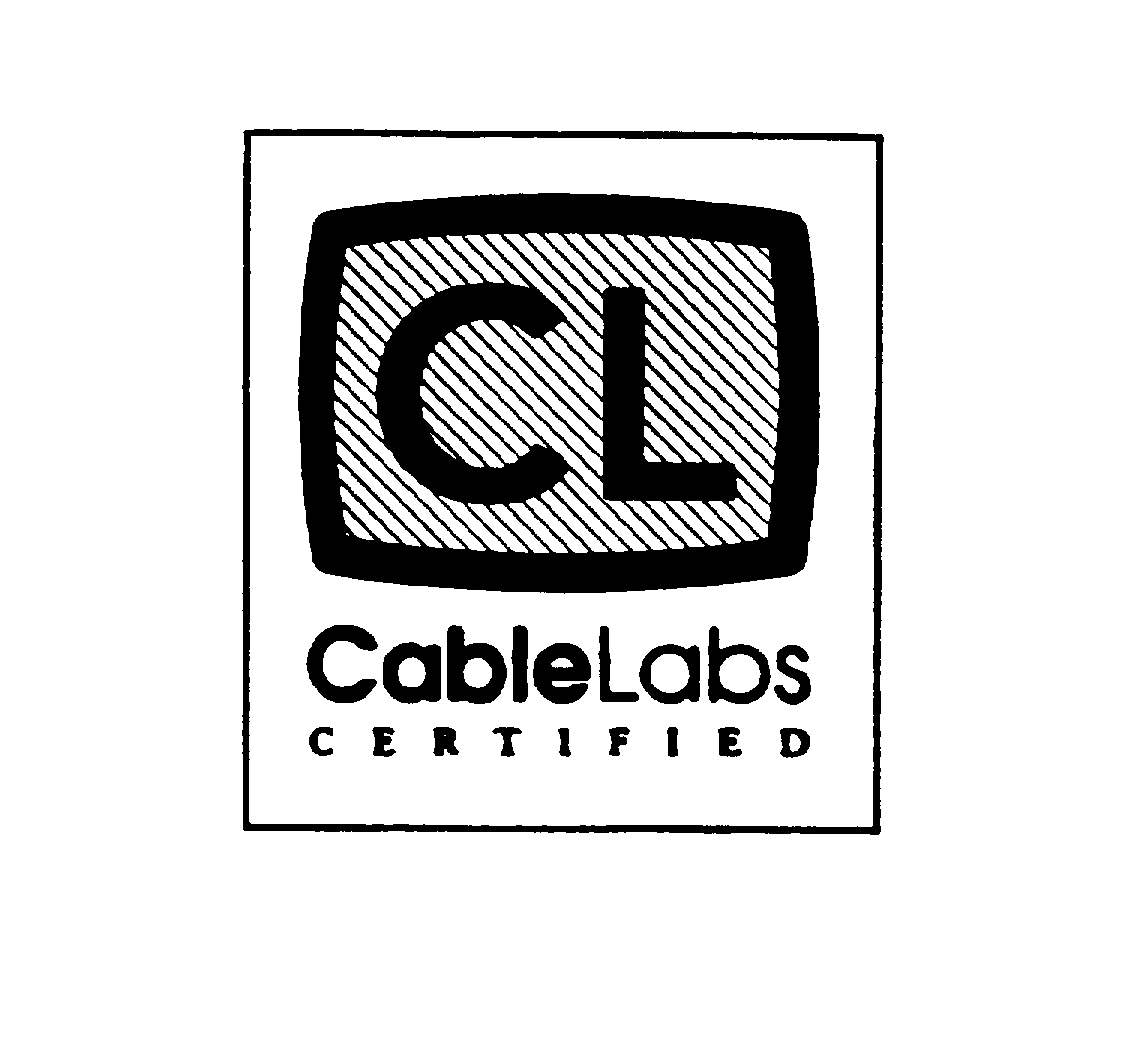  CL CABLELABS CERTIFIED