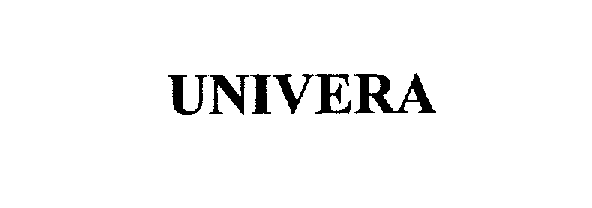 Trademark Logo UNIVERA