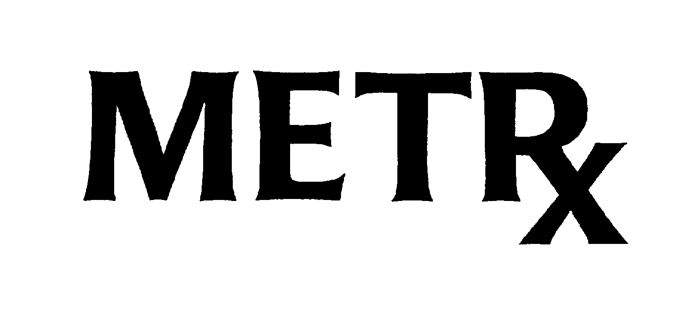 Trademark Logo METRX