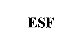 Trademark Logo ESF