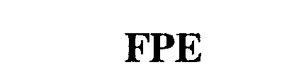Trademark Logo FPE