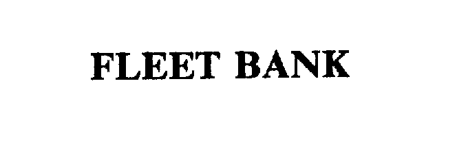  FLEET BANK