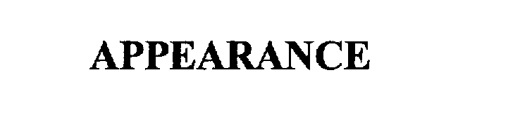 Trademark Logo APPEARANCE