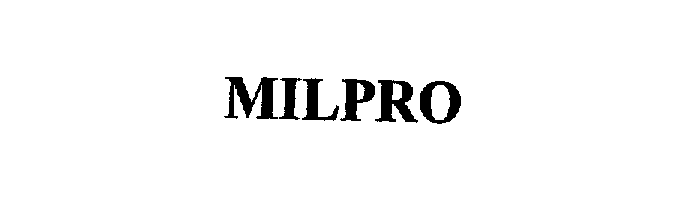  MILPRO