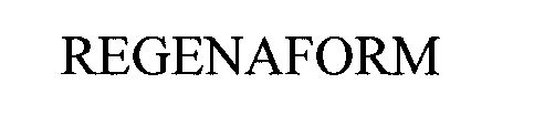 Trademark Logo REGENAFORM