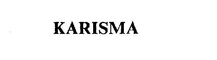 Trademark Logo KARISMA