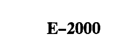 Trademark Logo E-2000