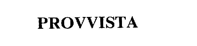 Trademark Logo PROVVISTA